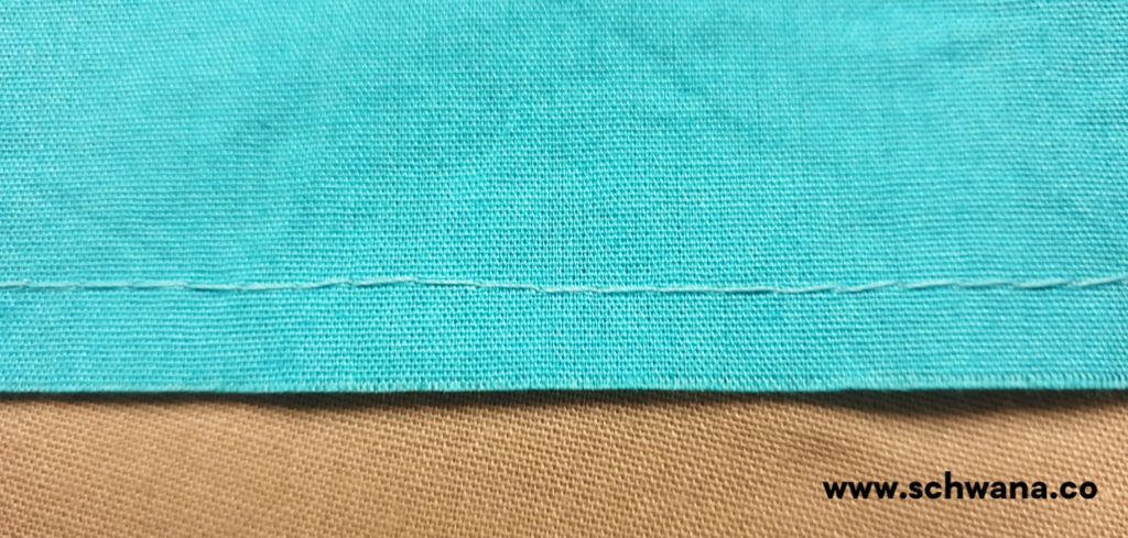 Basting stitch on the hem. This is a smart technique that will help you hem your skirts and dresses quicker.